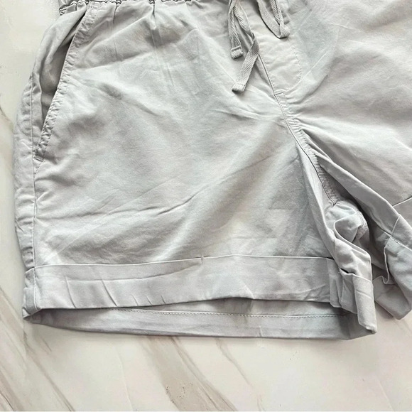 Stitch Star Missy Shorts Size Small Pull-On Paper Bag Waist Style Light Gray - Picture 4 of 10